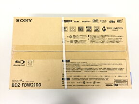 未使用 【中古】 SONY BDZ-FBW2100 ブルーレイレコーダー BD 4K対応 家電 未使用 未開封 K6111161