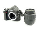 【中古】Nikon D5000 レンズキット D5000LK カメラ デジタル一眼レフ ブラック Y2401903