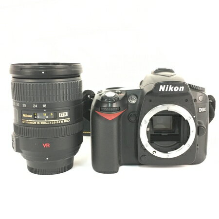 【中古】 Nikon ニコン D90 AF-S DX 18-200G VR レンズキット カメラ 一眼レフ 趣味 機器 Y3914659