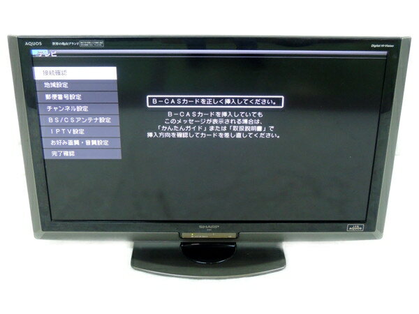 【中古】SHARP シャープ AQUOS LC-40LX1 液晶テレビ 40型【大型】 Y23258 ...