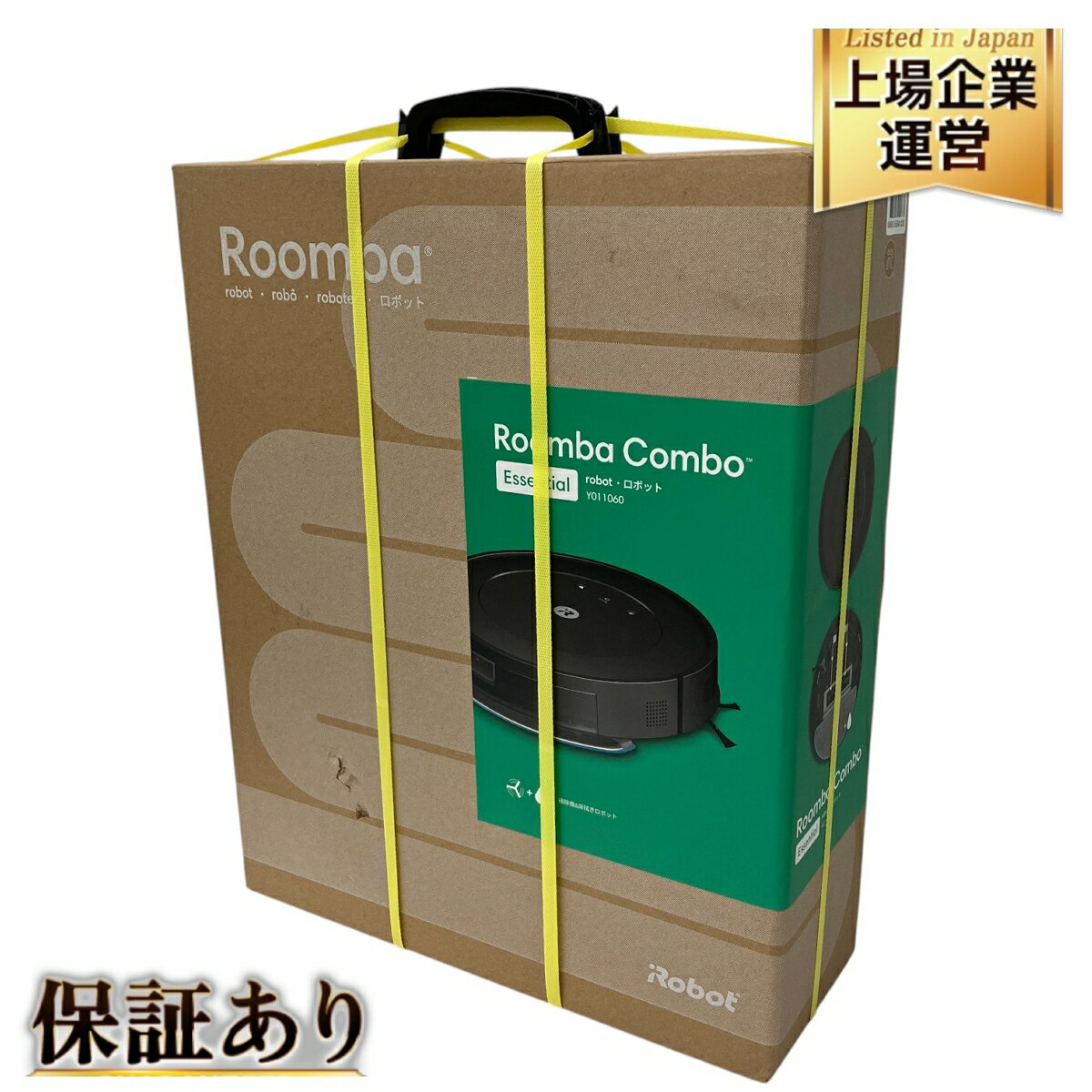 未使用 【中古】 iRobot アイロボット Roomba Y011060 Combo Essential ルンバ コンボ エッセンシャル 掃除機 ロボット掃除機 家電 Y9834590のサムネイル