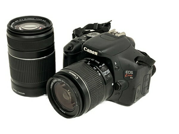 【中古】 Canon EOS kiss X5 18-55mm 55-250mm ダブルズームキット キャノン 中古 訳あり S8600362