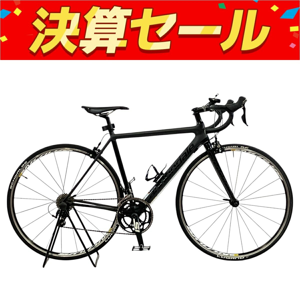 【中古】 Cannondale SuperSix Evo 105 ロードバイク サイズ50 外装2x11段 ブラック 自転車 T10064439