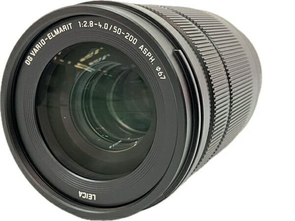 【中古】 【動作保証】Panasonic H-ES50200 LEICA DG VARIO-ELMARIT 50-200mm F2.8-4.0 ASPH. レンズ 望遠 ズーム LUMIX G パナソニック 中古 C8855519