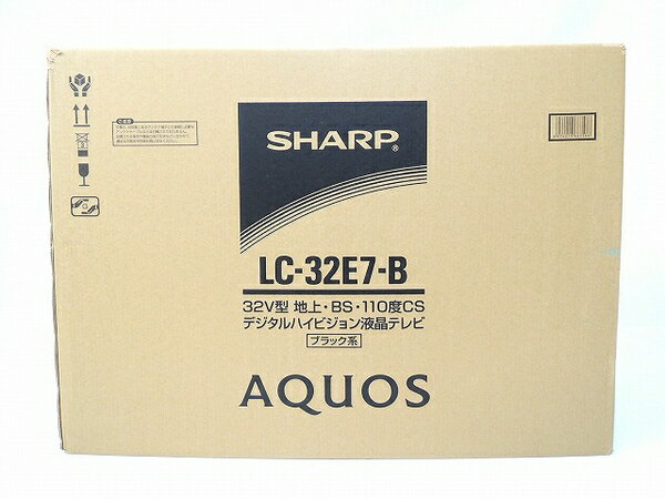 未使用【中古】SHARP シャープ AQUOS LC-32E7 液晶テレビ 32V型 ブラック O2 ...