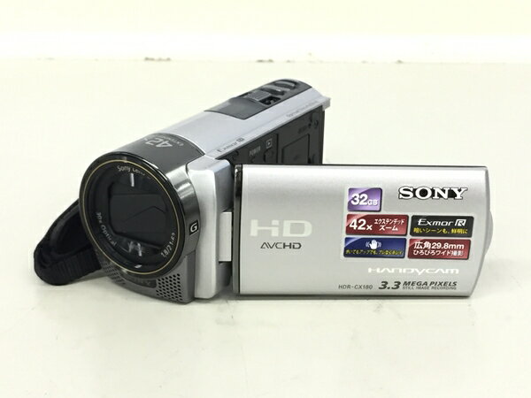 【中古】 SONY ソニー HDR-CX180 デジタルHD ビデオカメラレコーダー K4396161