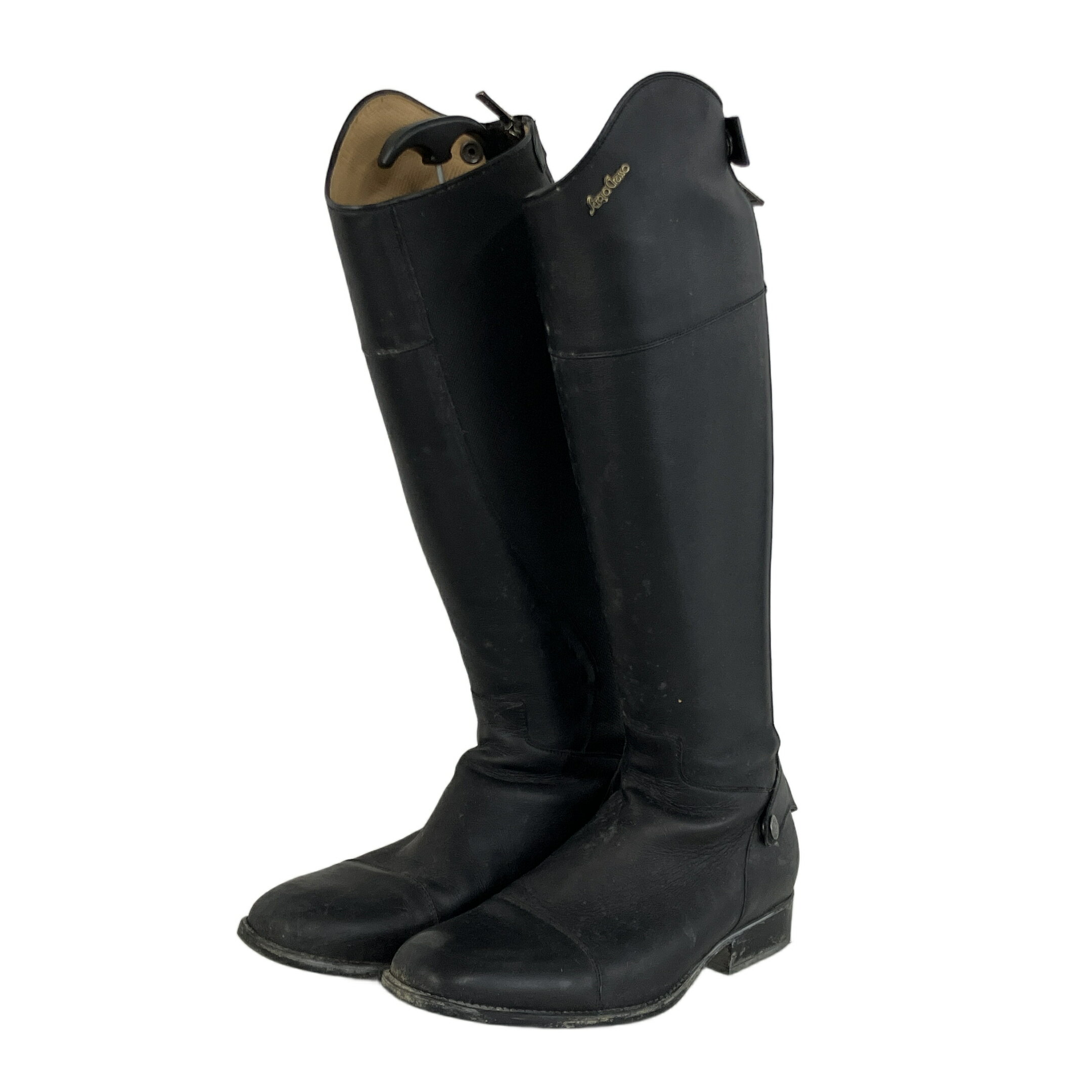 【中古】 Sergio Grasso 乗馬ブーツ 約 26.5cm 42 ソフトケース付き セルジオ グラッソ Y10636634