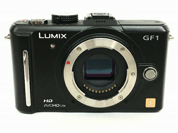 【中古】 Panasonic パナソニック LUMIX GF1 DMC-GF1 カメラ ミラーレス一眼 ボディ エスプリブラック T5842737