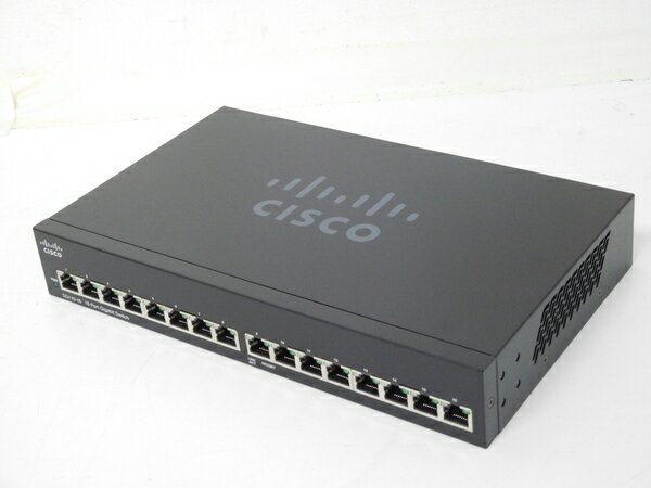 未使用 【中古】 CISCO Systems SG110-16-JP 16port Gigabit Switch ネットワークハブ F2701650