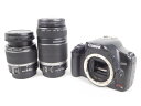 【中古】 Canon キヤノン EOS Kiss X2 ダブルズームキット KISSX2-WKIT カメラ デジタル一眼レフ ブラック K2316879