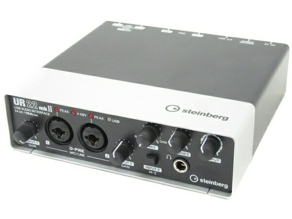 【中古】 Steinberg UR22mkII USB オーディオインターフェイス 24bit 192kHz N3513504