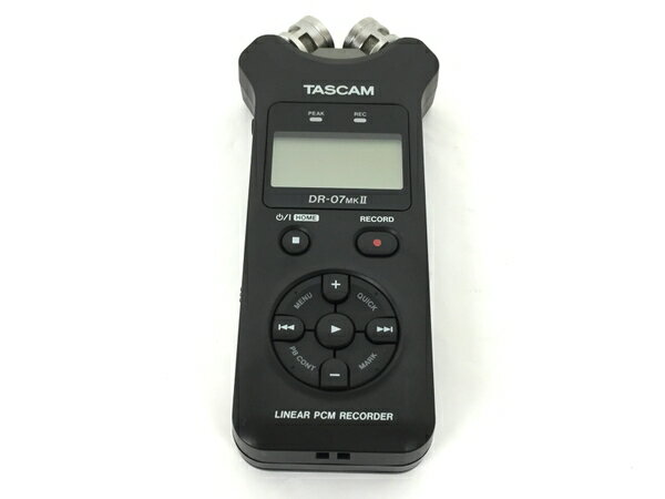 【中古】 TASCAM TEAC ティアック DR-07MKII リニアPCMレコーダー ICレコーダー LINER PCM RECORDER T4112633