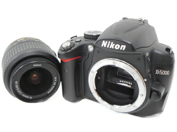 【中古】 【中古】Nikon ニコン D5000 レンズキット AF-S DX NIKKOR 18-55mm F3.5-5.6G VR 一眼レフ H3434597