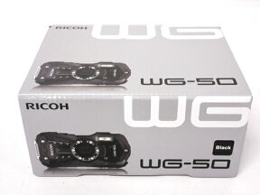 未使用 【中古】 未使用 RICOH リコー WG-50 コンパクト デジタル カメラ ブラック 防水・耐衝撃 F2860145