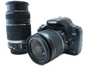 【中古】 Canon キヤノン EOS Kiss X2 ダブルズームキット KISSX2-WKIT カメラ デジタル一眼レフ ブラック S2513641