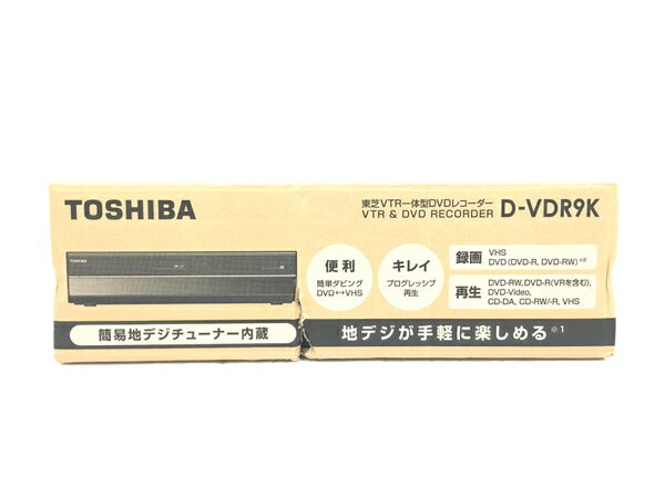 未使用 【中古】 TOSHIBA D-VDR9K VTR 一体型 DVD レコーダー 家電 東芝 O ...