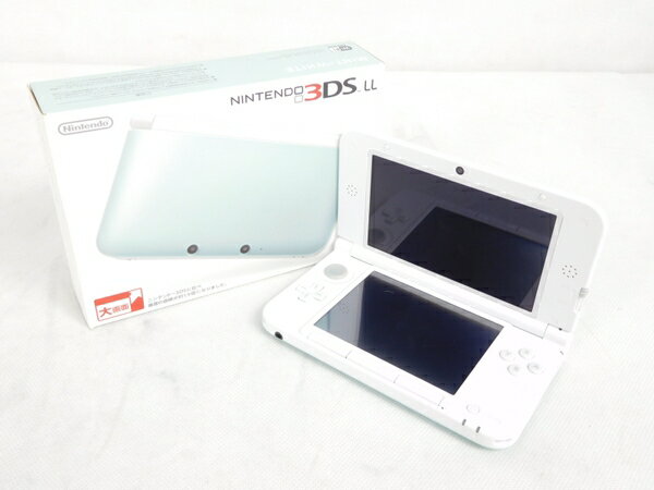 【中古】 Nintendo 任天堂 3DS LL SPR-001 ホワイト×ミント ポータブルゲーム機 K2040313