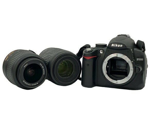 【中古】 【動作保証】Nikon D5000 カメラ デジタル 一眼レフ レンズ キット セット ニコン C8853506