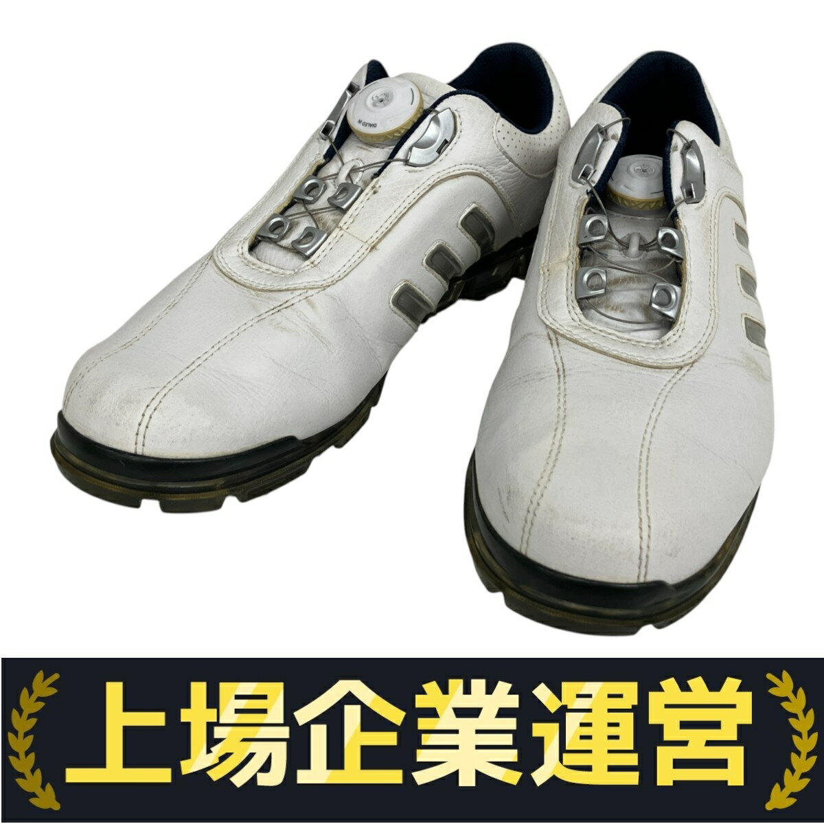 【中古】 adidas アディダス Q44617 pure metal Boa ピュアメタルボア 25.0cm ゴルフシューズ S10247639