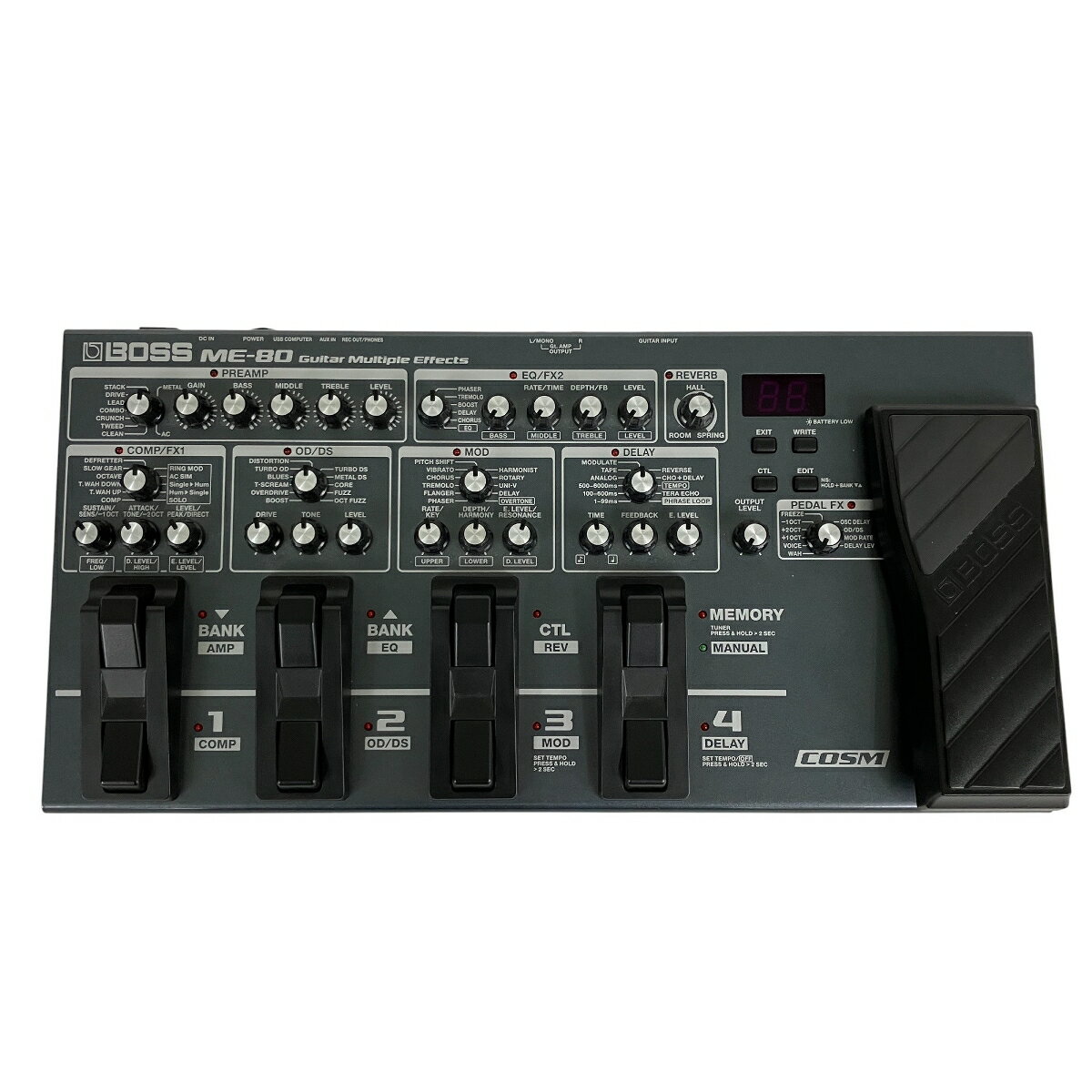 良品　BOSS　ボス　ME-8　マルチエフェクター　エフェクト23種 Amazon | BOSS ME-8 | マルチエフェクター | 楽器・音響機器