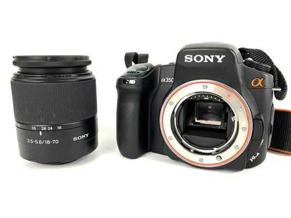 【中古】 SONY α350 DSLR-A350 DT 3.5-5.6 18-70mm デジタル一眼レフカメラ レンズセット Y8453642