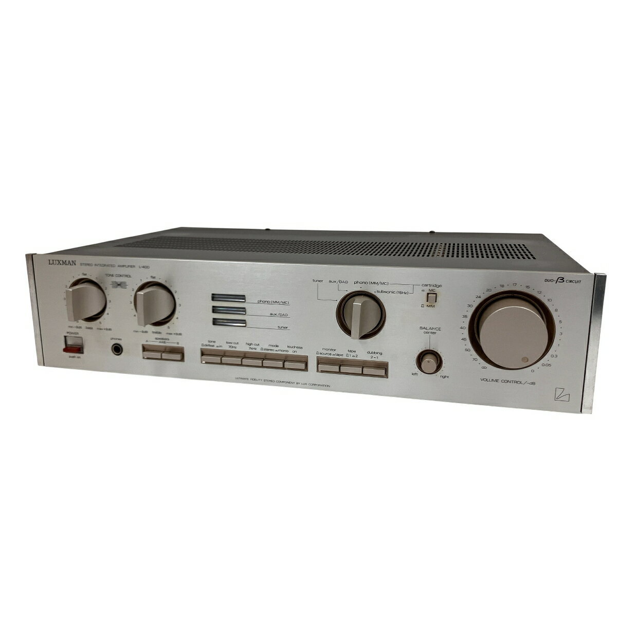 【中古】 LUXMAN L-400 プリメインアンプ ラックスマン DUO-BETA CIRCUIT S 搭載 音響機器 オーディオ 中古 O10667813