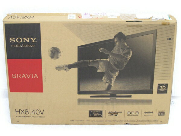 未使用【中古】SONY ソニー BRAVIA KDL-40HX800 液晶テレビ 40型 3D N2 ...