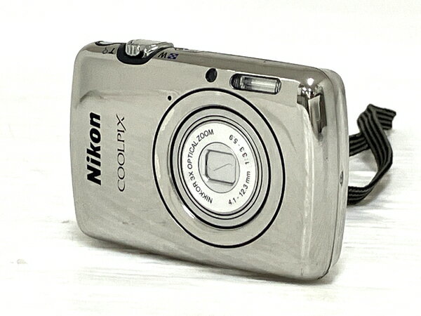 【中古】 【動作保証】Nikon COOLPIX S01 デジタルカメラ 超小型ボディーシルバー ニコン O8711513