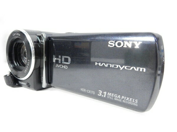 【中古】 SONY ソニー Handycam HDR-CX170 B デジタルHD ビデオカメラ レコーダー ブラック S2726840