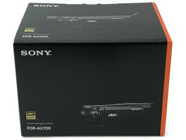 未使用 【中古】 SONY FDR-AX700 4K デジタルビデオカメラ ソニー ブラック N7615564