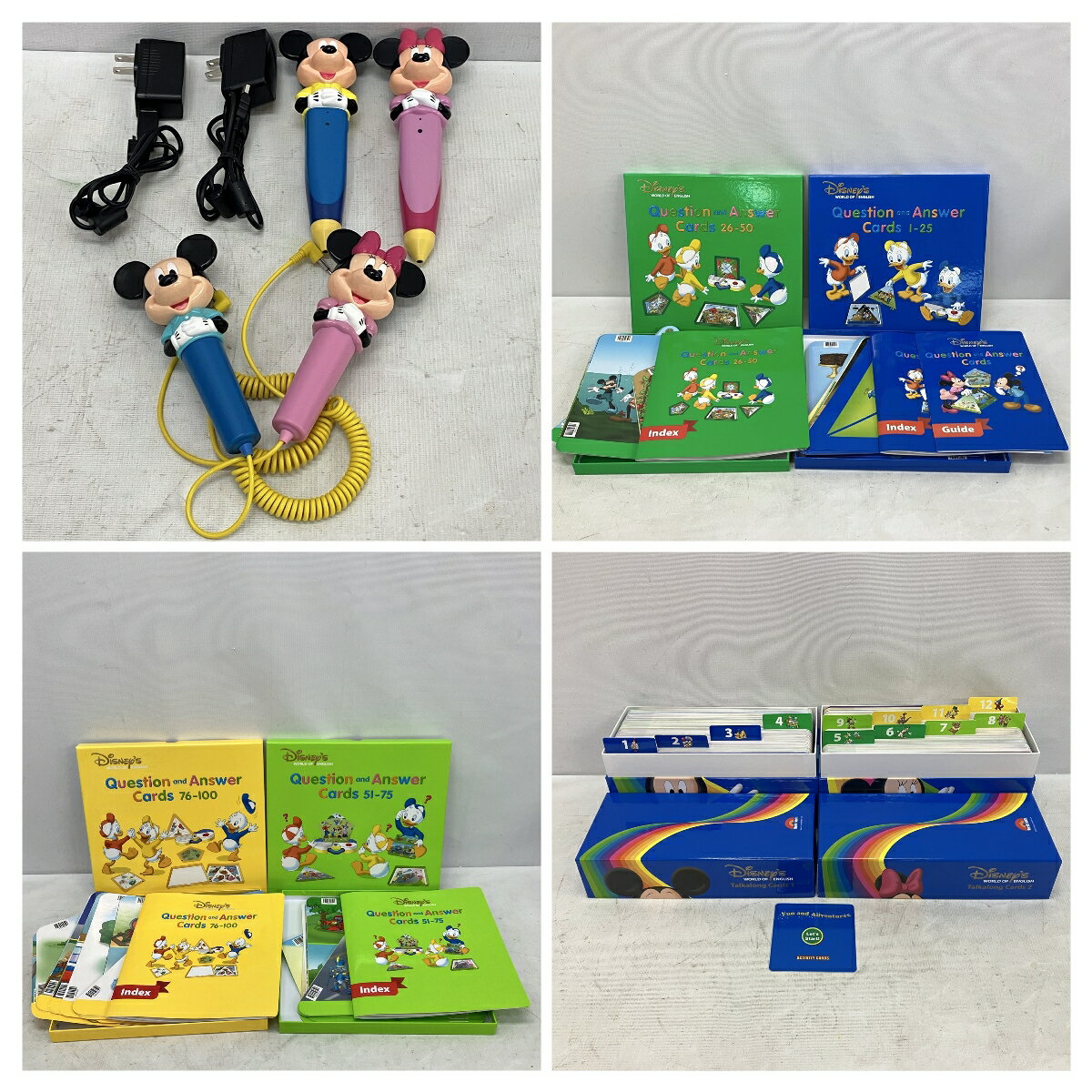 【中古】 DWE ディズニー英語システム MTDSGA 一部のみ 2017~2018年頃 棚無し 英語 教材 知育 中古 C10105533
