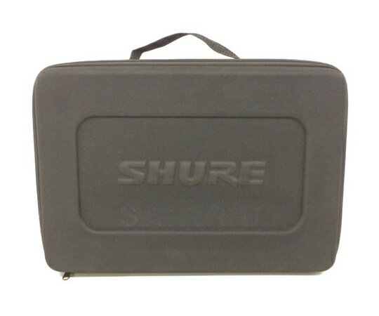 【中古】 SHURE マイク ソフトケース 2本 収納可能 ラウンドジップ K4096304