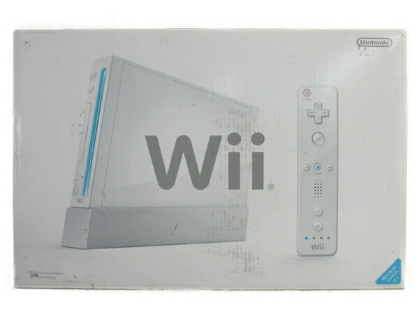 未使用 【中古】 Nintendo ニンテンドー Wii RVL-001(JPN) 本体 コントローラー ヌンチャク N3280879