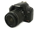 【中古】 Canon キャノン EOS Kiss X2 EF-S 18-55mm F3.5-5.6 IS II カメラ レンズ セット ソフトケース付き N4005555