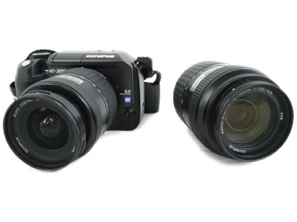 【中古】オリンパス E-300 ダブルズームキット デジタル一眼レフ 14-45 40-150mm Y1752027