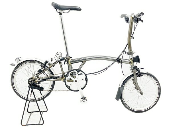 BROMPTON S6L 2018年モデル RAWカラー 折りたたみ 自転車 16インチ ミニベロ ブロンプトン 中古 O8480821のサムネイル