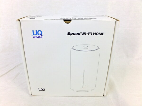 未使用 【中古】 UQ WiMAX L02 ルーターSpeed Wi-Fi HOME ホワイト モバイルルーター ネットワーク M4626251