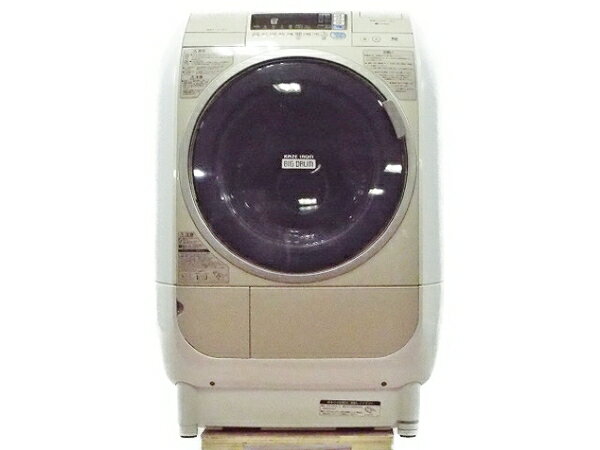 【中古】 HITACHI 日立 ヒートサイクル 風アイロン ビッグドラム BD-V3500L 洗濯機 ドラム式 9kg 左開き 2012年製 楽 【大型】 T4649809