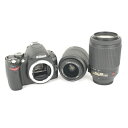 【中古】 Nikon D60 カメラ AF-S 18-55mm G DX / AF-S 55-200mm DX ED VR ダブルレンズキット ニコン 趣味 機器 中古 Y4080470