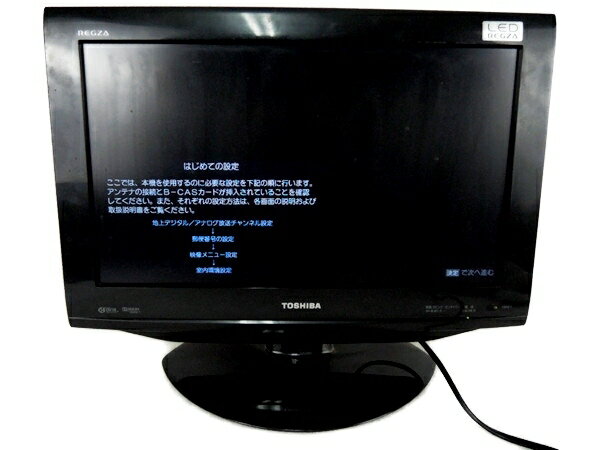 【中古】TOSHIBA 東芝 REGZA 19RE1 (K) 液晶テレビ 19型 ブラック系 Y23 ...