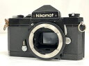 【中古】 Nikon NIKOMAT FT2 一眼レフ フィルムカメラ ボディ ブラック カメラ ニコン ジャンク O8751936