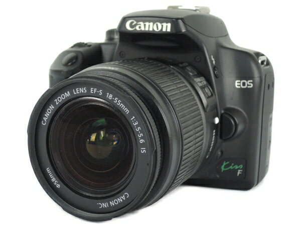 【中古】Canon EOS kiss F 18-55mm レンズキット デジタル一眼レフ カメラ レンズ ボディ Y2473664