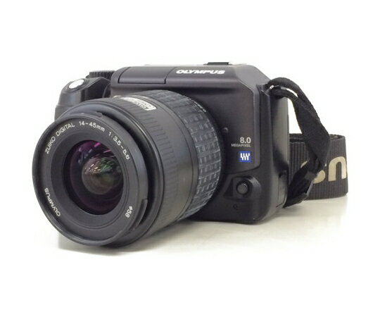 【中古】 OLYMPUS オリンパス E-300 14-45mm デジタル 一眼レフ カメラ レンズセット K4113686