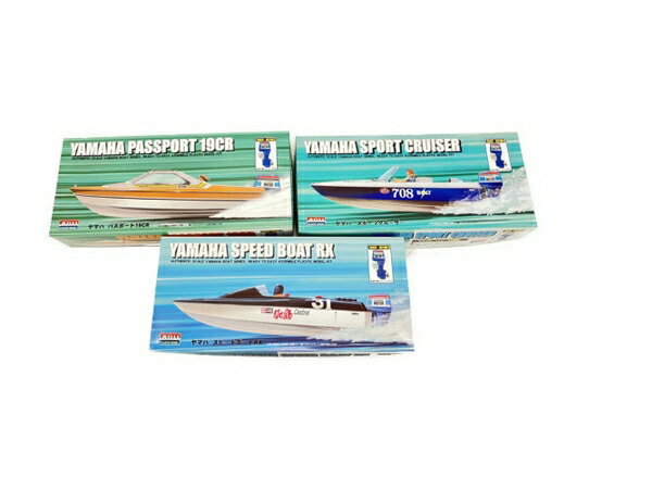 【中古】ARII YAMAHA SPEED BOAT RX PASSPORT 19CR SPORT CRUISER プラモデル 船 3点 セット 未組立 C8160184