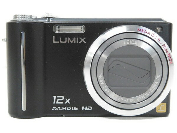 【中古】 パナソニック LUMIX TZ7 ブラック コンパクトデジタルカメラ DMC-TZ7 F2634167