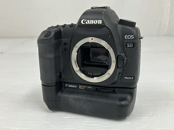 【中古】Canon EOS 5D Mark II Body バッテリーグリップ付き ジャンク O8437585