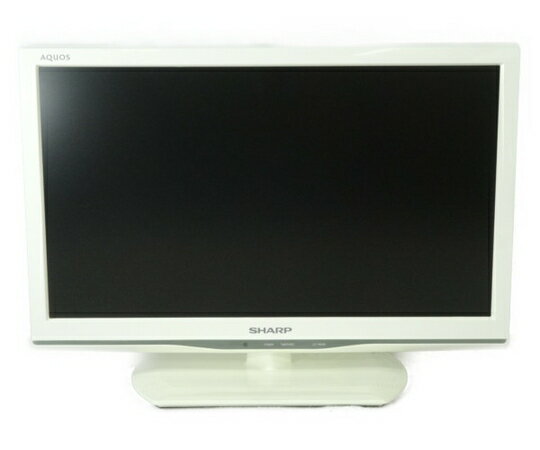 【中古】 SHARP シャープ AQUOS LC-19K90-W 液晶テレビ 19型 ホワイト 2014年製 N3339326