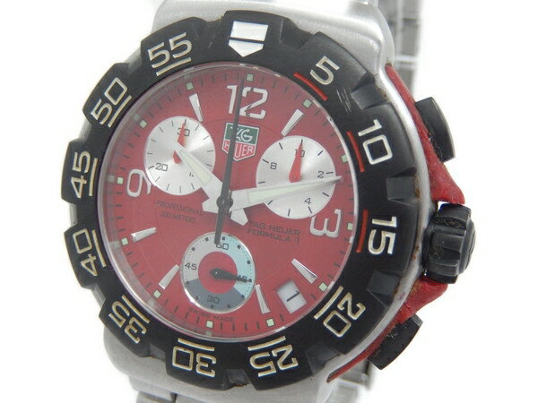 【中古】 タグホイヤー TAG HEUER フォミュラ1 クロノグラフ CAC1112.BA0850 ...