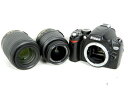 【中古】 Nikon ニコン D60 18-55 55-200 ダブルズームキット デジタル 一眼レフ カメラ K3617380