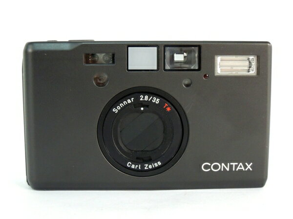 【中古】CONTAX T3 DATA ブラック Carl Zeiss Sonnar 35mm F2.8 カメラ Y2255714